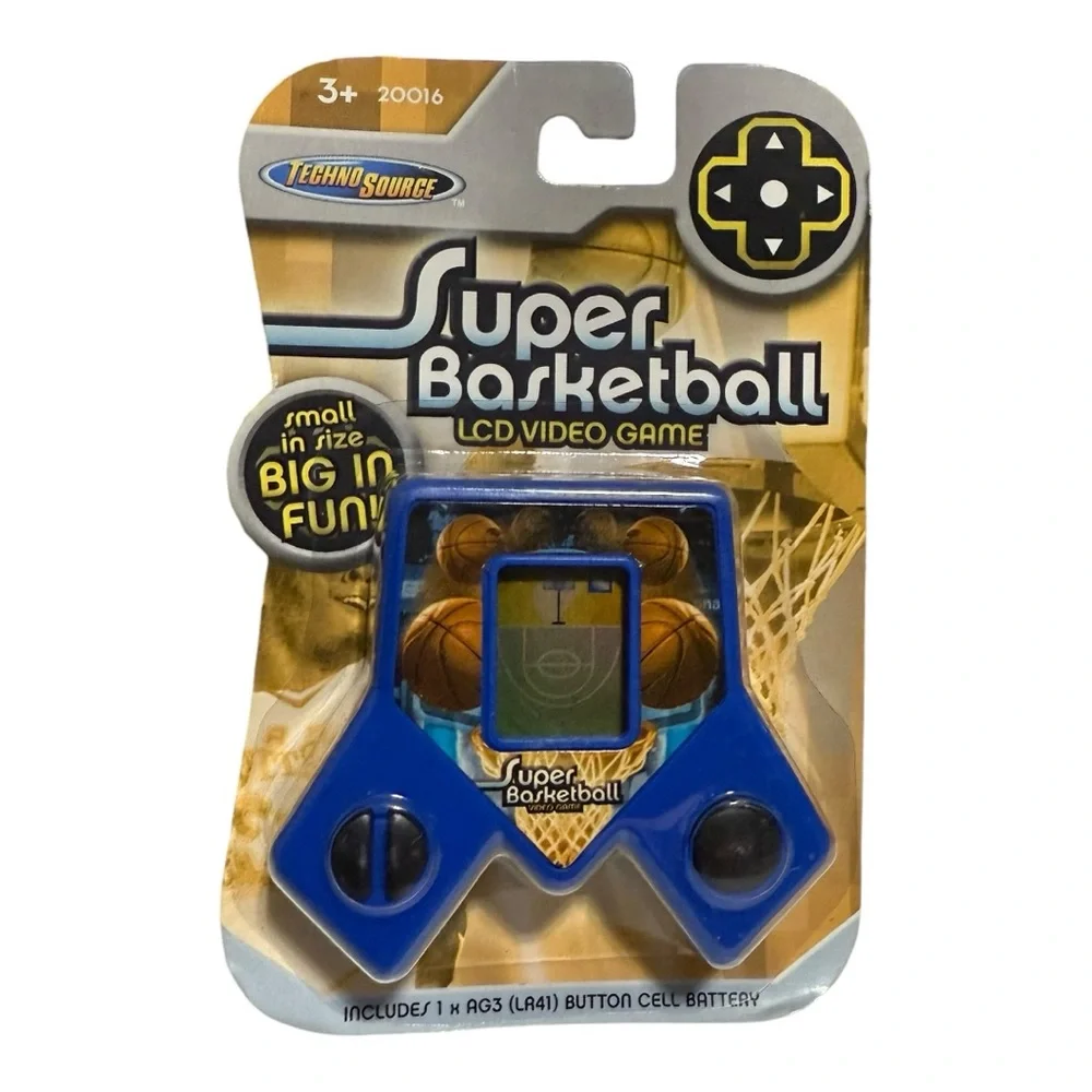 Vintage Super Basketball LCD Game by Techno Source Pocket Size